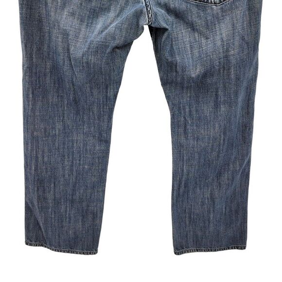 Vintage Guess Jeans Los Angeles 1981 Relaxed Straight Rowland Fit Whiskered 36W - Picture 10 of 12